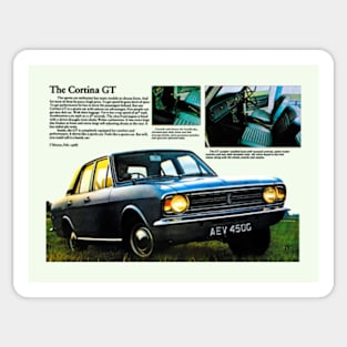 FORD CORTINA GT - brochure Sticker